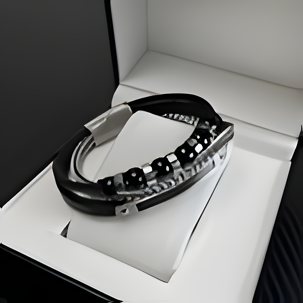Men's Multi-Layer Leather & Stainless Steel Bracelet