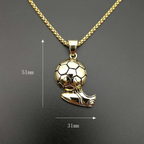 Football Soccer Necklace Chain for Men Boys