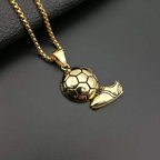 Football Soccer Necklace Chain for Men Boys