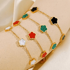 18k gold plated women's bracelet