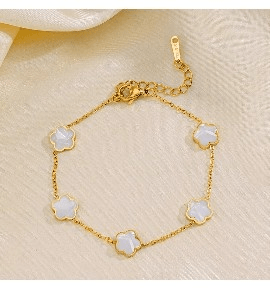 18k gold plated women's bracelet