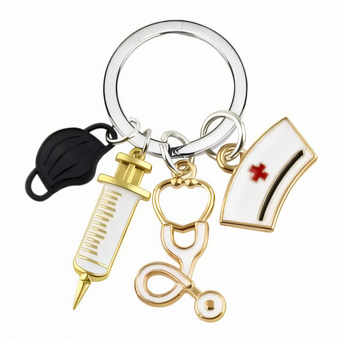 Stethoscope RN Nurse Heart Gift Charm