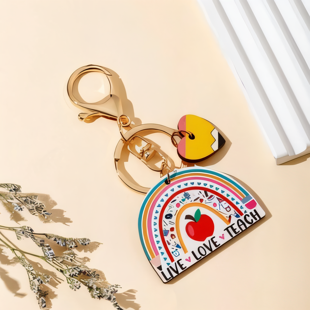 Teacher Appreciation Keychains Gift