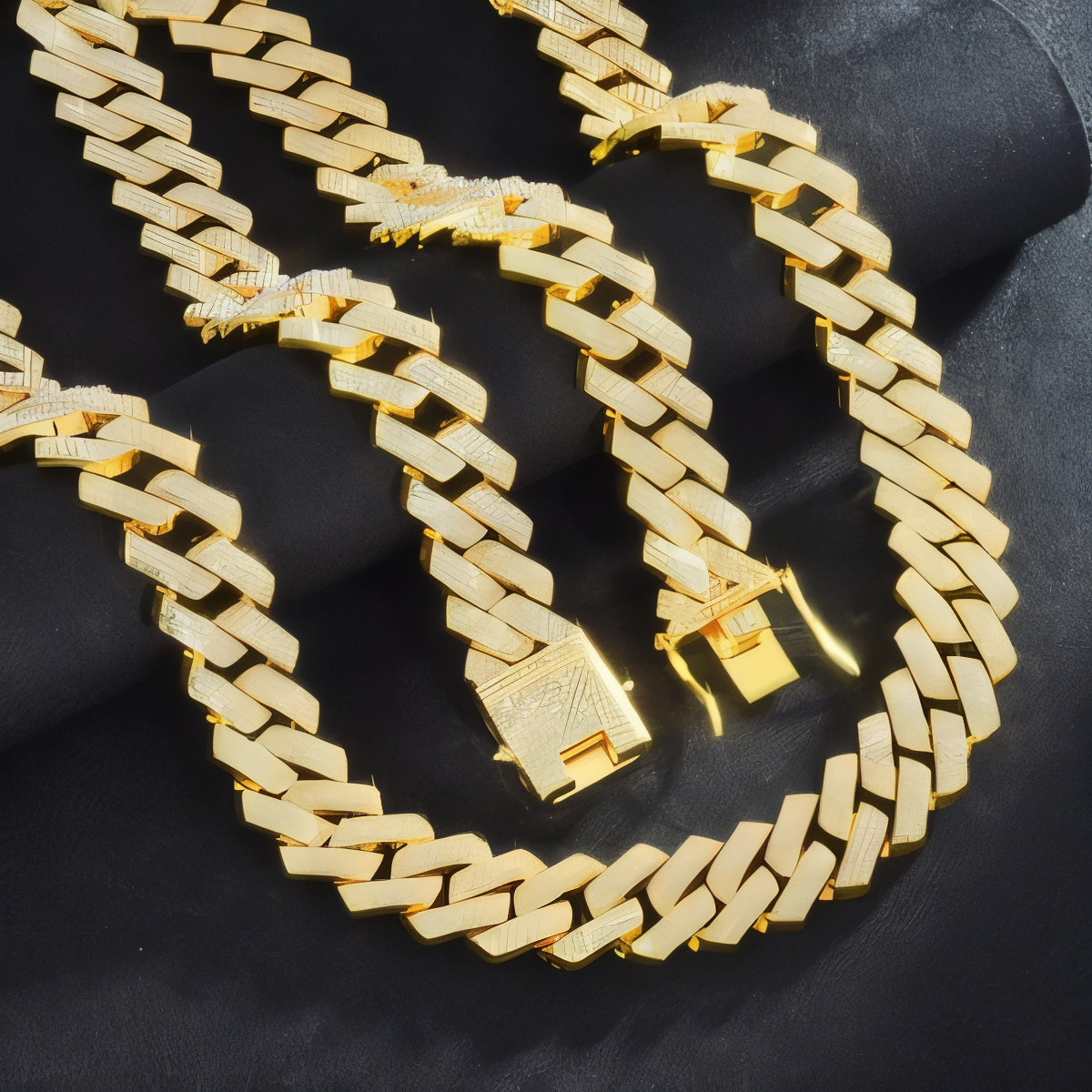 Luxury 3 Row Rhinestone Cuban Link Chain | Iced Out Zirconia Hip Hop Necklace for Men & Women