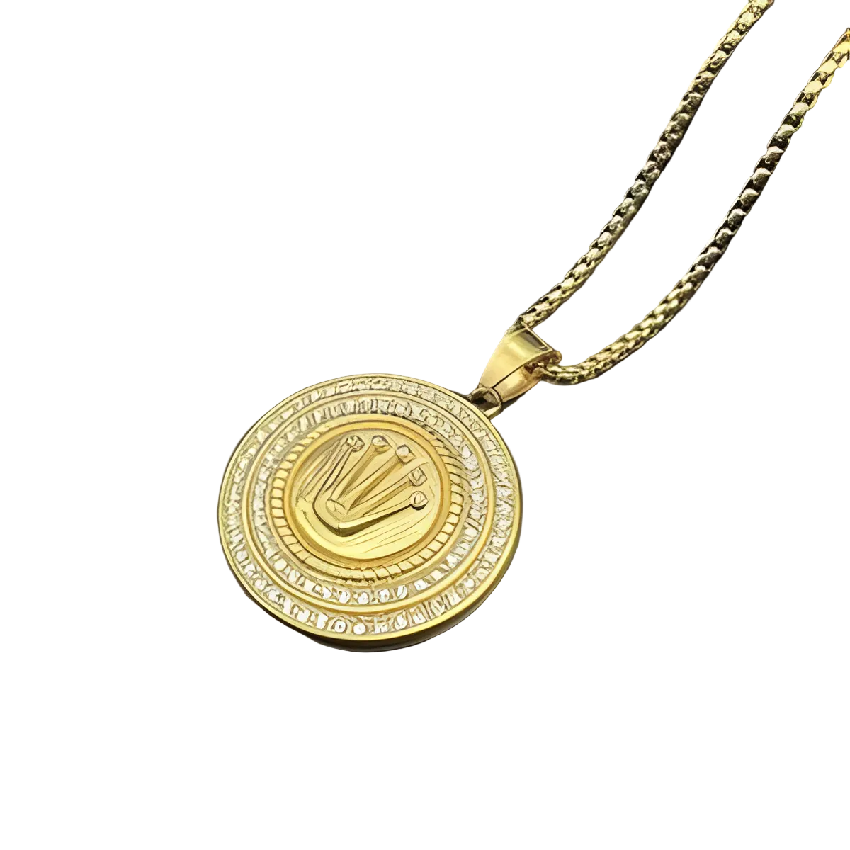 Ro Ro Hip Hop Crown Pendant Necklace