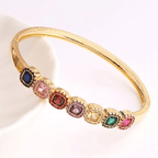minimalist zircon bracelet for women