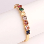 minimalist zircon bracelet for women
