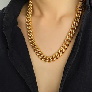 18K Gold Plated Elegant Minimalist Zircon Bracelet & Necklace Set