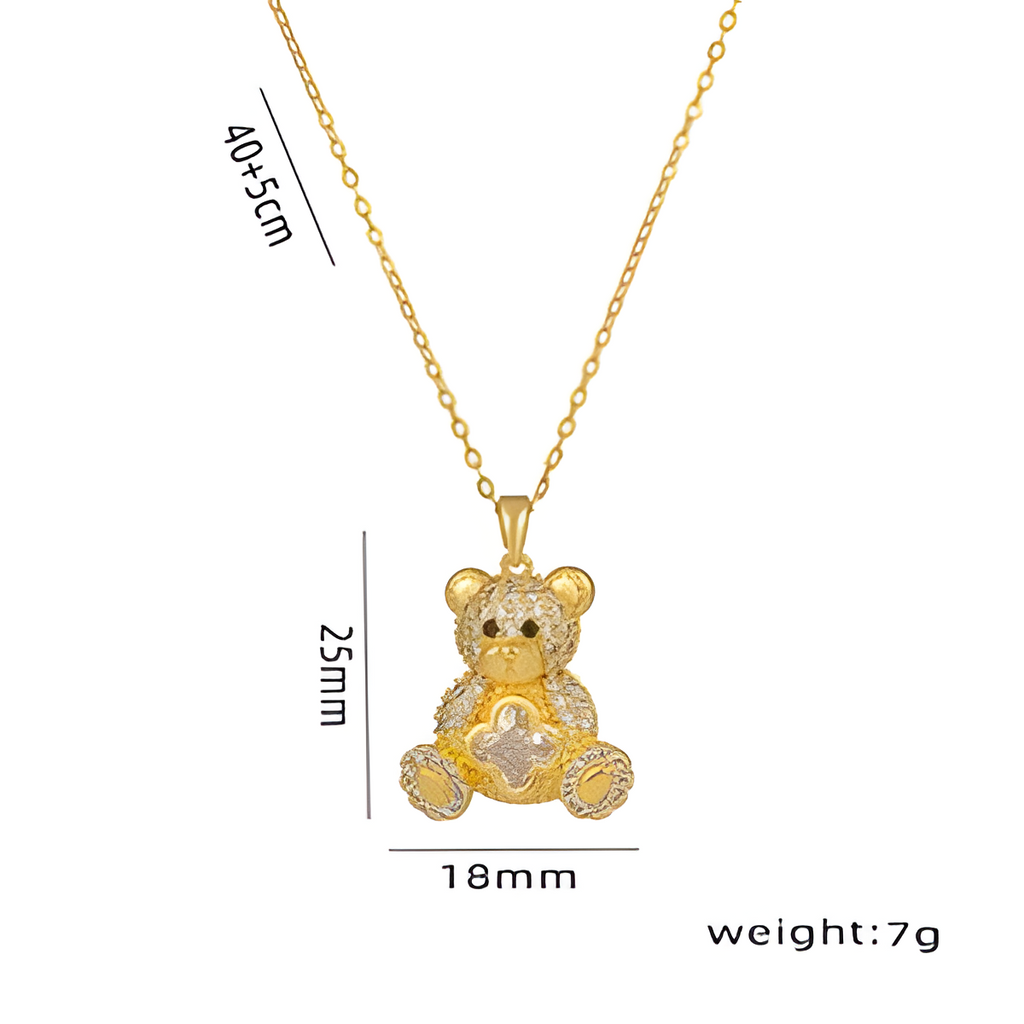 Bear Pendant Necklace