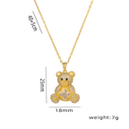 Bear Pendant Necklace