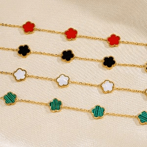 18k gold plated women's bracelet
