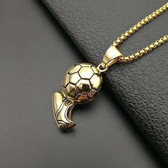 Football Soccer Necklace Chain for Men Boys