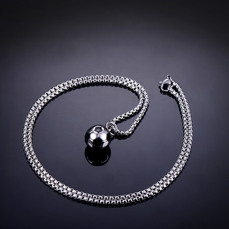 Football Soccer Necklace Chain for Men Boys