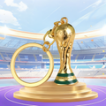 2026 World Cup Soccer Trophy Keychain