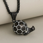 Football Soccer Necklace for Men Boys