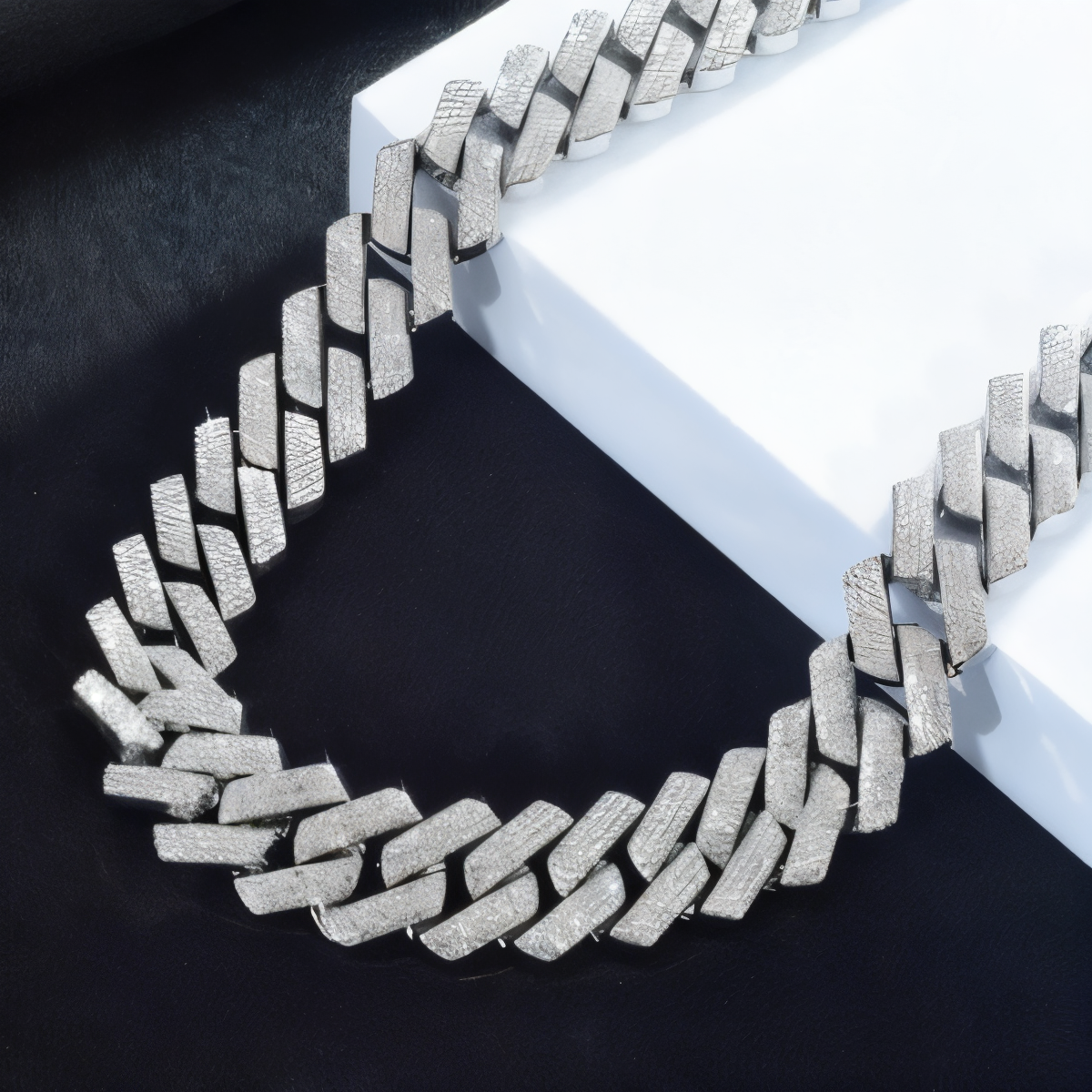 Luxury 3 Row Rhinestone Cuban Link Chain | Iced Out Zirconia Hip Hop Necklace for Men & Women