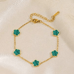 18k gold plated women's bracelet