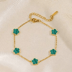 18k gold plated women's bracelet