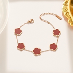 legant Luxury Women’s Rose Geometric Bracelet Jewelry