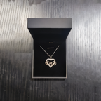S925 Zirconia Infinity Heart Necklace