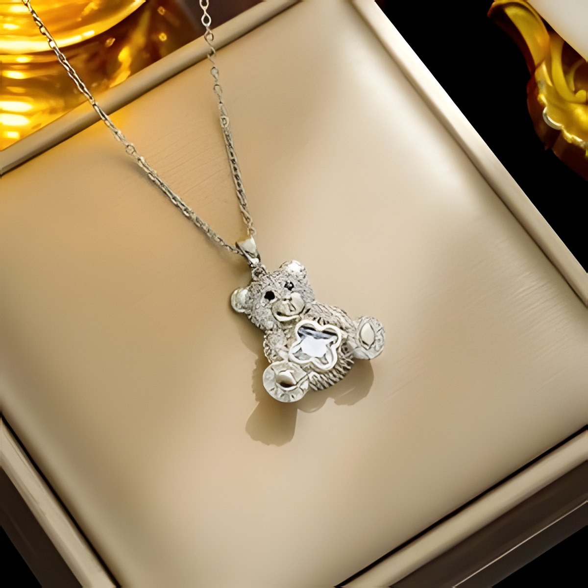 Bear Pendant Necklace