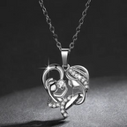 S925 Mother & Child Heart Pendant