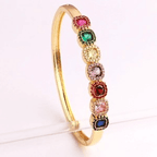 minimalist zircon bracelet for women