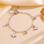 18K Gold Plated Titanium Steel Acrylic Inlay Jewelry