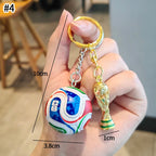 2026 USA Canada Mexico World Soccer Football Keychain