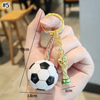 2026 USA Canada Mexico World Soccer Football Keychain