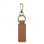 Laser Engraved Custom Leather Keychain