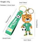 World Cup 2026 Mascot Soccer Keychain