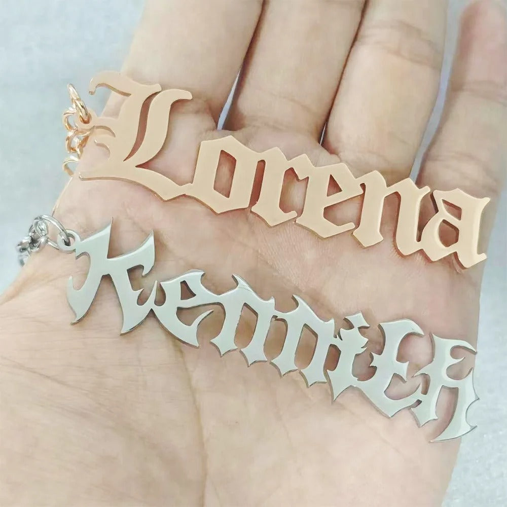 Custom Engraved Letter Key Ring Gift for Him, Her & Friends