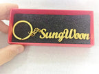 Custom Engraved Letter Key Ring Gift for Him, Her & Friends