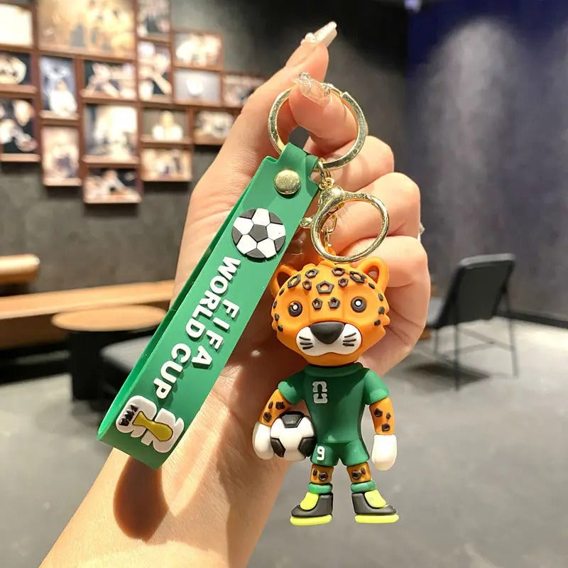World Cup 2026 Mascot Soccer Keychain
