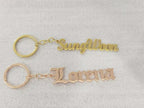 Custom Engraved Letter Key Ring Gift for Him, Her & Friends