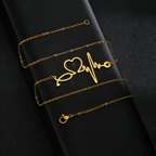 EKG Heartbeat Medical Stethoscope Necklace