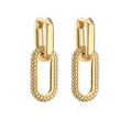 stunning geometric zircon earrings