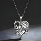 S925 Mother & Child Heart Pendant