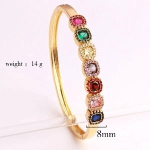 minimalist zircon bracelet for women
