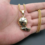 Football Soccer Necklace Chain for Men Boys