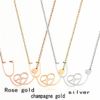 Medical Stethoscope Heart Necklace Gift