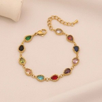 Spring Exotic Colorful Water Drop Bracelet
