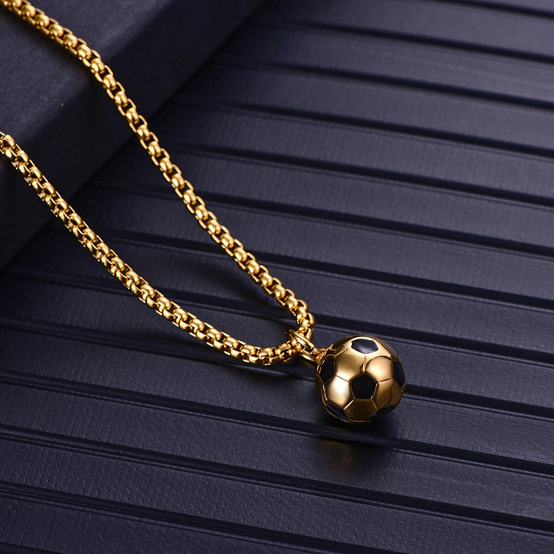 Football Soccer Necklace Chain for Men Boys