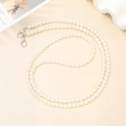Luxury Faux Pearl Beaded Phone Lanyard Crossbody Strap for Women