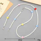 Luxury Faux Pearl Beaded Phone Lanyard Crossbody Strap for Women